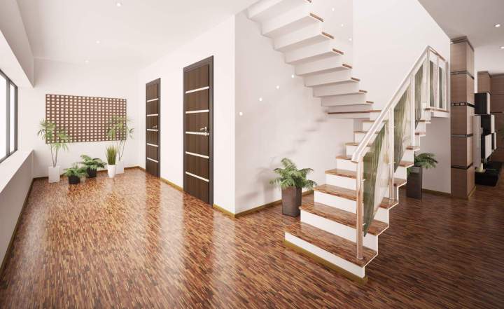 Habillage sol et escalier, Metz